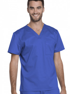 Топ медицинский мужской DICKIES GD 620 (голубой ROY, стрейч)