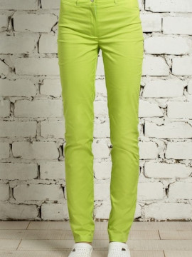 Брюки медицинские женские Z11-1103 (лимон, стрейч)