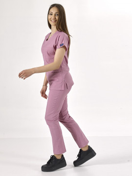 Костюм медицинский женский CORE-FLEX LYCRA (пудра pudra, стрейч)