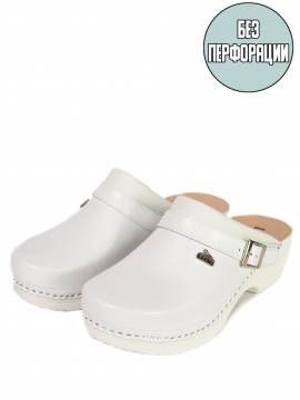 Сабо медицинские мужские Pu 101M (белый)